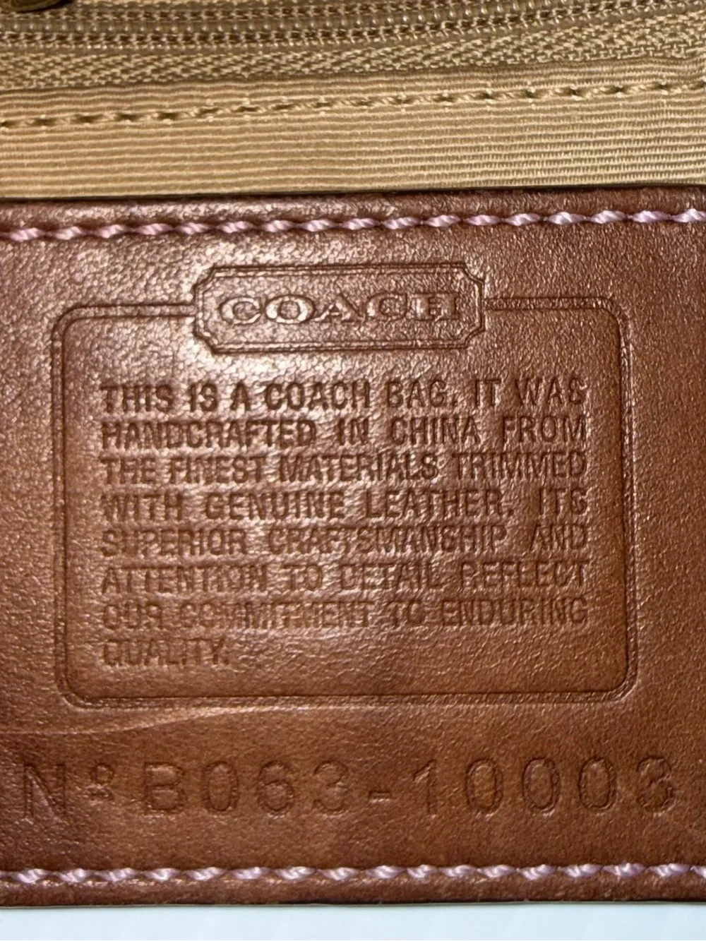 Coach Patchwork Hobo in Beige, Taupe & Purple Accents